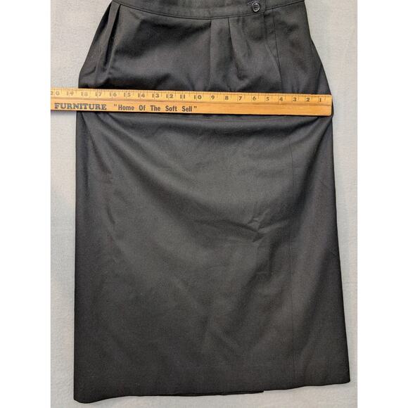 Vtg Pendleton Long Skirt Size 10 100% Virgin Wool Front Pleats Made In USA - Picture 6 of 10